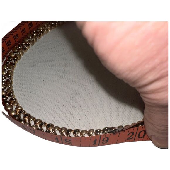 Vintage Gold Tone Woven Link Collar Necklace 19” Choker Statement Retro Glam - Picture 6 of 12